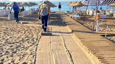 Didim'de Sahil Temizlik Çalışmaları Sürüyor