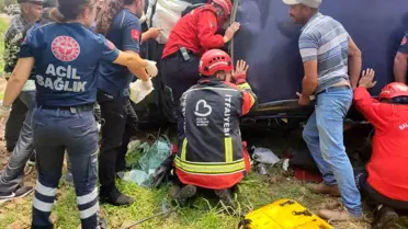 Havran'da Trafik Kazası: Sürücü Yaralandı
