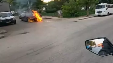Eskişehir'de Tofaş Yangını Kask Kamerasına Yansıdı