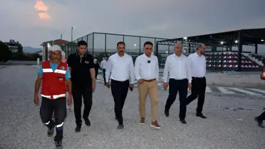 Murat Baybatur Demirci'yi Ziyaret Etti