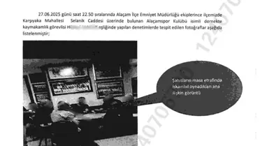 Alaçam Spor Kulübü'ne Kumar Baskınları