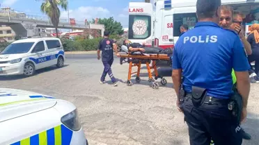 Gazipaşa'da Motosiklet Kazası: Sürücü Yaralı