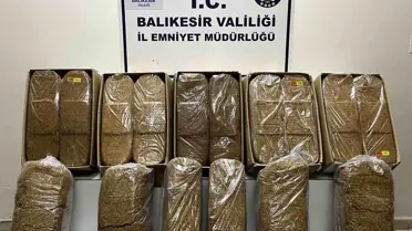 Balıkesir'de Uyuşturucu ve Kaçak Tütün Operasyonu