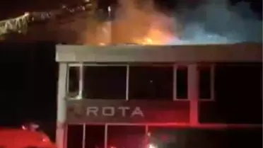 Çorum'da iş yerinde yangın