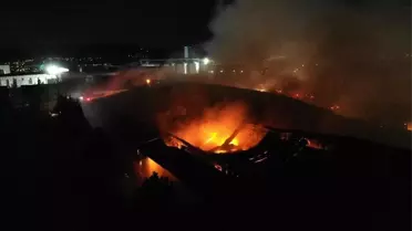 Çorum'daki Tekstil Fabrikasında Yangın Kontrol Altına Alındı