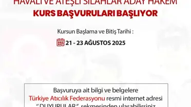 Elazığ'da Aday Hakem Kursu Açılıyor