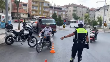 Karaman'da 356 Motosiklet Sürücüsüne Ceza