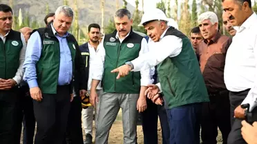 Erzurum Oltu'da Sulama Projesi İlerliyor
