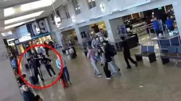 Olimpiyat Şampiyonu, havalimanında erkek arkadaşına saldırdı