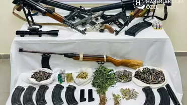 Şanlıurfa'da şok operasyon! Cephanelik gibi evler basıldı