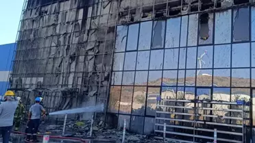 İzmir'de Galvaniz Fabrikasında Yangın Paniği