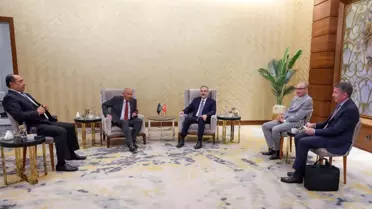 Fidan, Arap Ligi Genel Sekreteri ile Görüştü