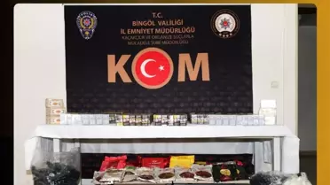Bingöl'de Kaçak Tütün Operasyonu