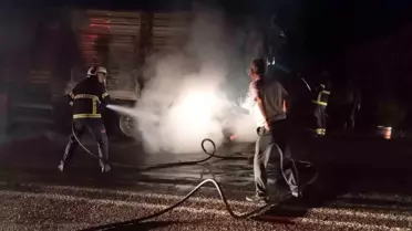 Siirt'te Tır Yangını: Can Kaybı Yok