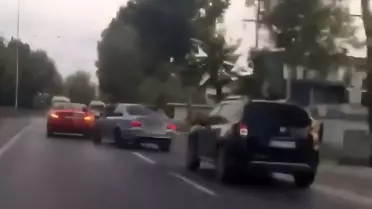 Düğün Konvoyunda Tehlikeli Sürüşe Ceza