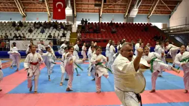 Manisa'da Karate Etkinliği: Emniyet Amiri Köse Teknik Gösteri Yaptı