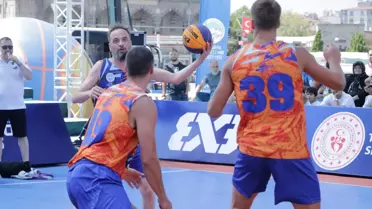 Kayseri'de 3x3 Basketbol Turnuvası Başladı