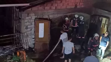 Malatya'da Ahır Yangını Paniğe Neden Oldu