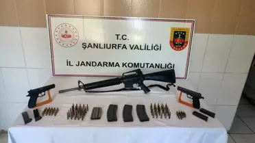 Siverek'te Ruhsatsız Silah Operasyonu