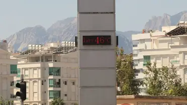 Antalya'da sıcaklık 43 dereceyi aştı