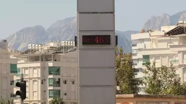 Antalya'da Sıcaklık Rekoru: 46,6 Derece