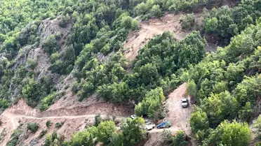 İspir'de Bitki Örtüsü Yangını Paniğe Neden Oldu