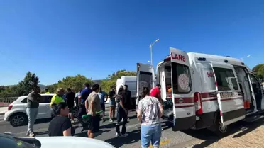 Minibüs Yayaya Çarptı: Bir Kadın Yaralandı