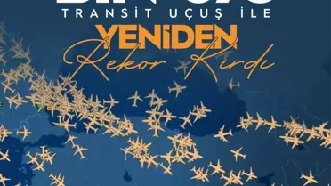 Türk Hava Sahasında Rekor Uçuş Sayısı