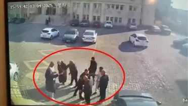 Midyat'ta Adliye Önünde Kavga