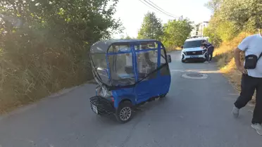 Orhangazi'de Elektrikli Motosiklet Kazası