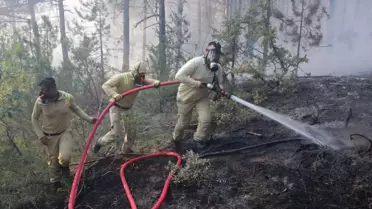 Mudurnu'daki Orman Yangını 22 Saatte Kontrol Altına Alındı
