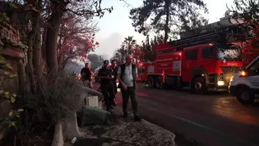 Çanakkale'de Yangınla Mücadele Devam Ediyor