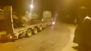 İş Makinesi Devrildi