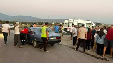 Osmaniye'de Motosiklet ve Otomobil Çarpıştı