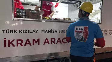 Kızılay'dan Deprem ve Yangın Destekleri