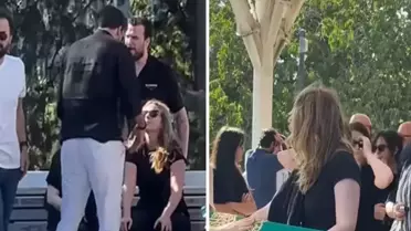 Ünlü oyuncu Hayal Köseoğlu, babasını son yolculuğuna uğurladı