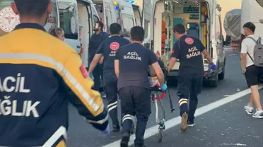 Yolcu otobüsü soğan yüklü kamyona arkadan çarptı: Ölü ve yaralılar var