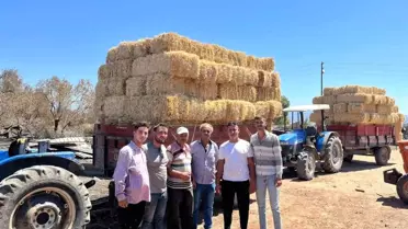 Bayramiç'te Yangın ve Gençlerden Destek