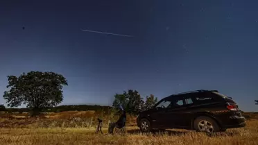 Perseid Meteor Yağmuru İnegöl'de Görüntülendi