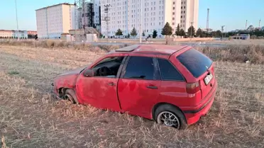 Karaman'da Otomobil Takla Attı: Sürücü Yaralandı