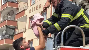 Ceylanpınar'da Yangın: 3 Kişi Kurtarıldı