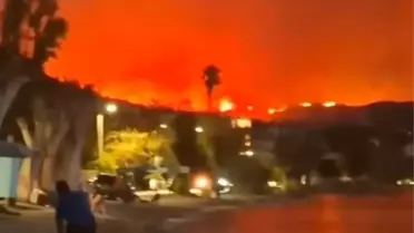 Yunanistan'da Orman Yangınları