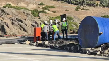Kozan'da Etanol Fabrikasında Yangın Kontrol Altında