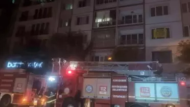 Eskişehir'de Gece Yangın Paniği