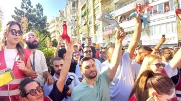 CHP Aydın İl Teşkilatı'ndan Özlem Çerçioğlu'na Protesto