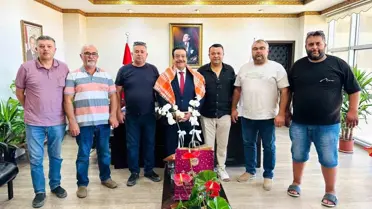 Burhaniye Deveciler Derneği Kaymakam'ı Ziyaret Etti