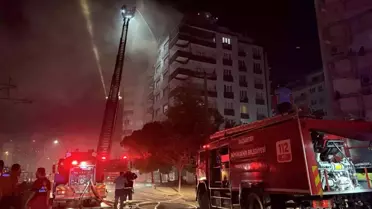 Gaziantep'te Yangın Panik Yarattı