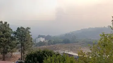 Mersin Silifke'de Orman Yangınına Hava Destekli Mücadele