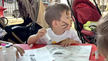Gezgin Çocuk Atölyesi, Söğütlü'de Miniklere Unutulmaz Anlar Yaşattı