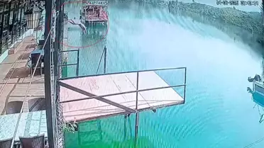 Manavgat’ta Boğulma Anı Güvenlik Kamerasında